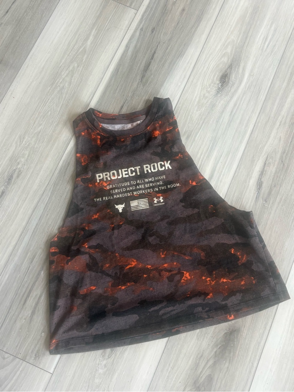 Under Armour | Project Rock Camo Tank Women’s Small | NWOT